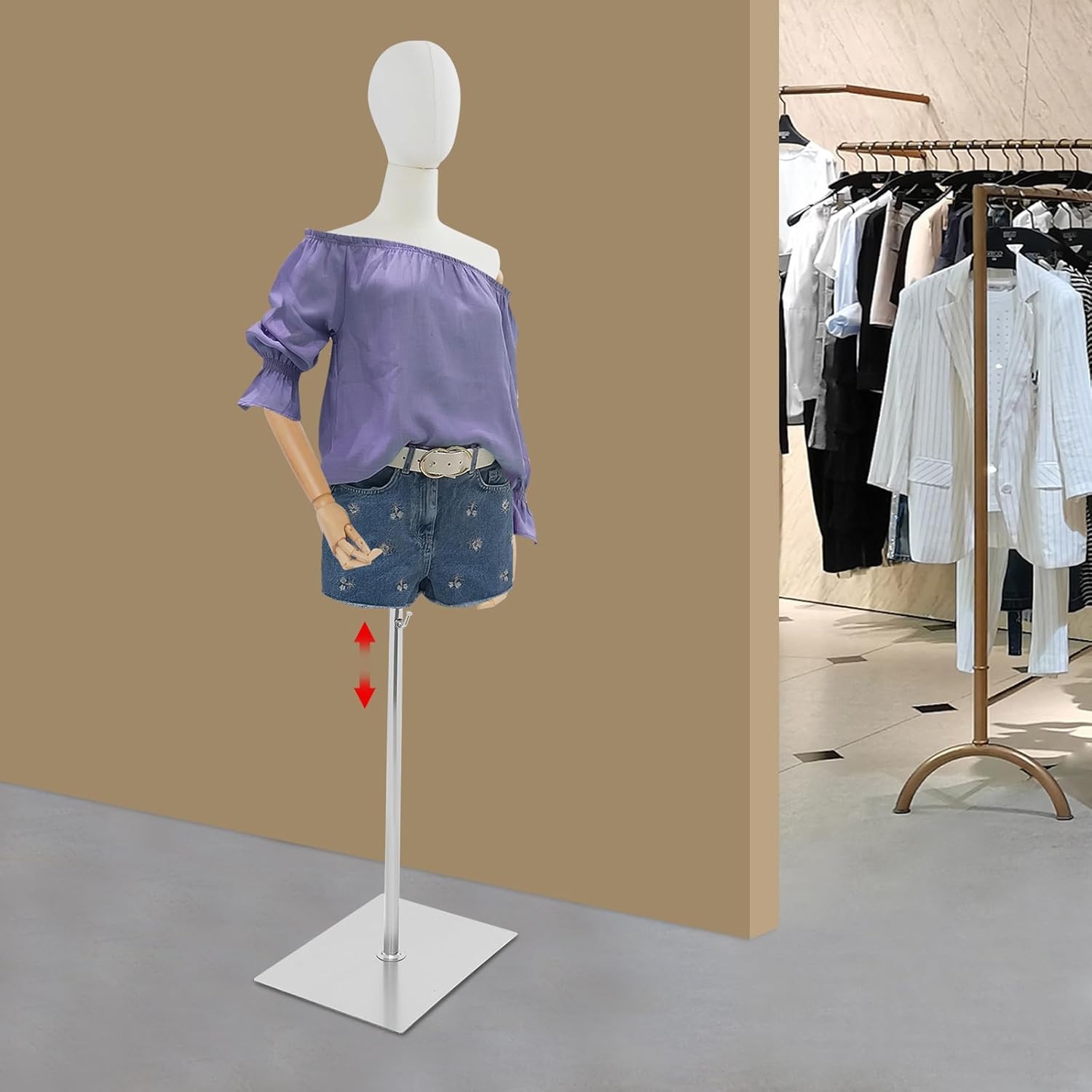 Body Jewelry Store - Female Mannequin Dress Form Torso with