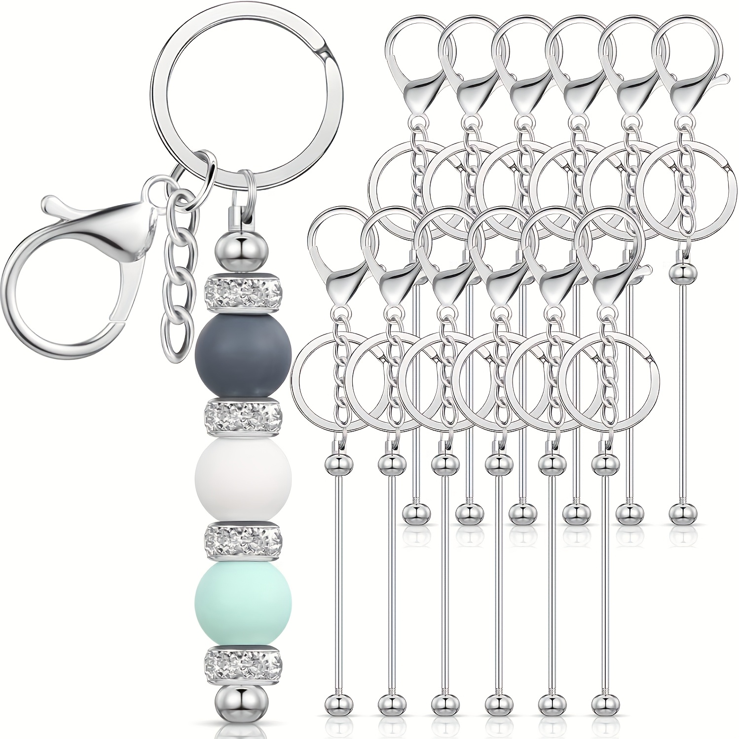 Body Jewelry Unique - DIY Beaded Keychain Set Handmade Blank