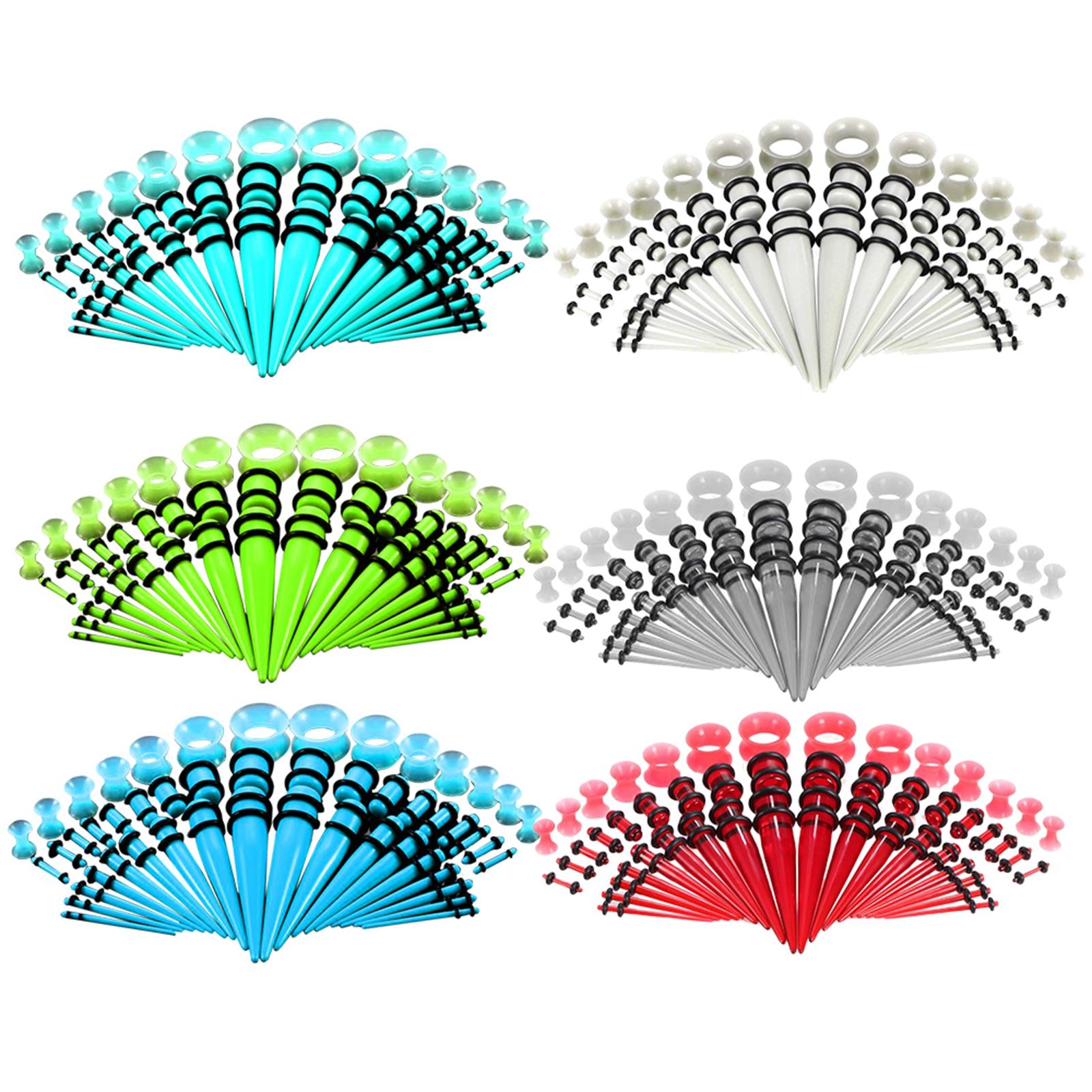 50 Pieces Multi Size Gauges Ki - Body Jewelry Gauge Sizes recensione e prezzo