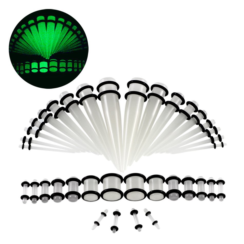 36Pcs/lot 1.6-10mm Full Size A - Body Jewelry Gauge Sizes recensione e prezzo