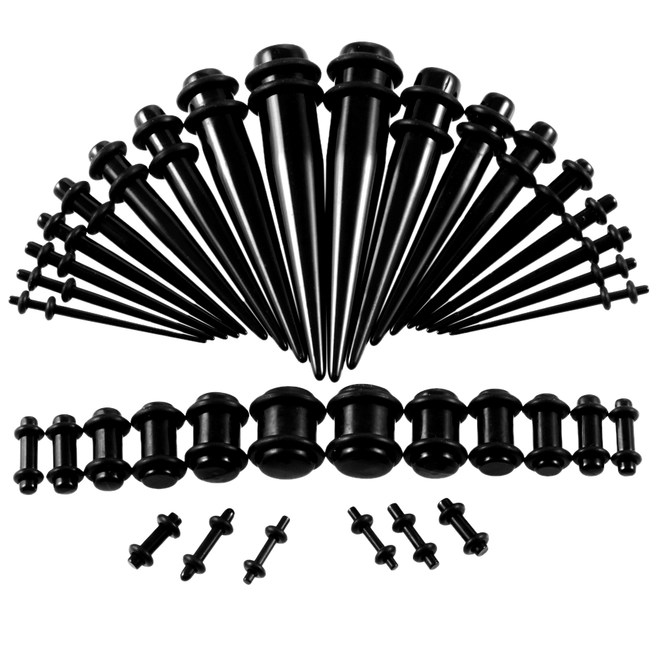 36Pcs/lot 1.6-10mm Full Size A - Body Jewelry Gauge Sizes recensione e prezzo