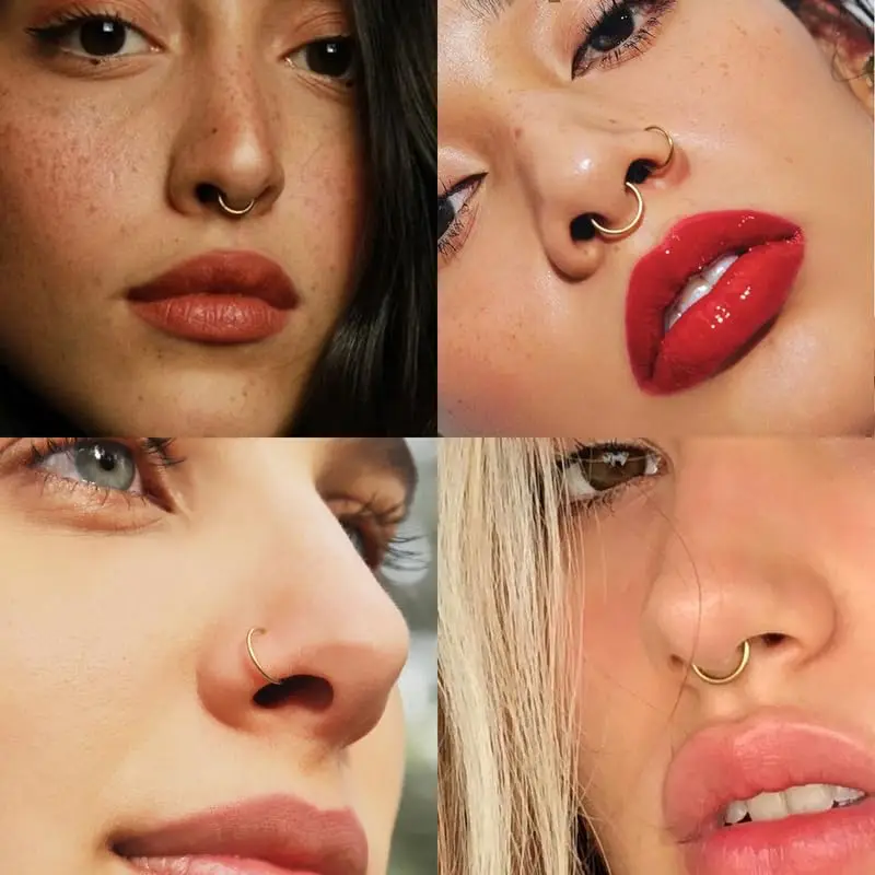 18G  316L Surgical Steel Nose  - Septum Clicker Ring recensione e prezzo