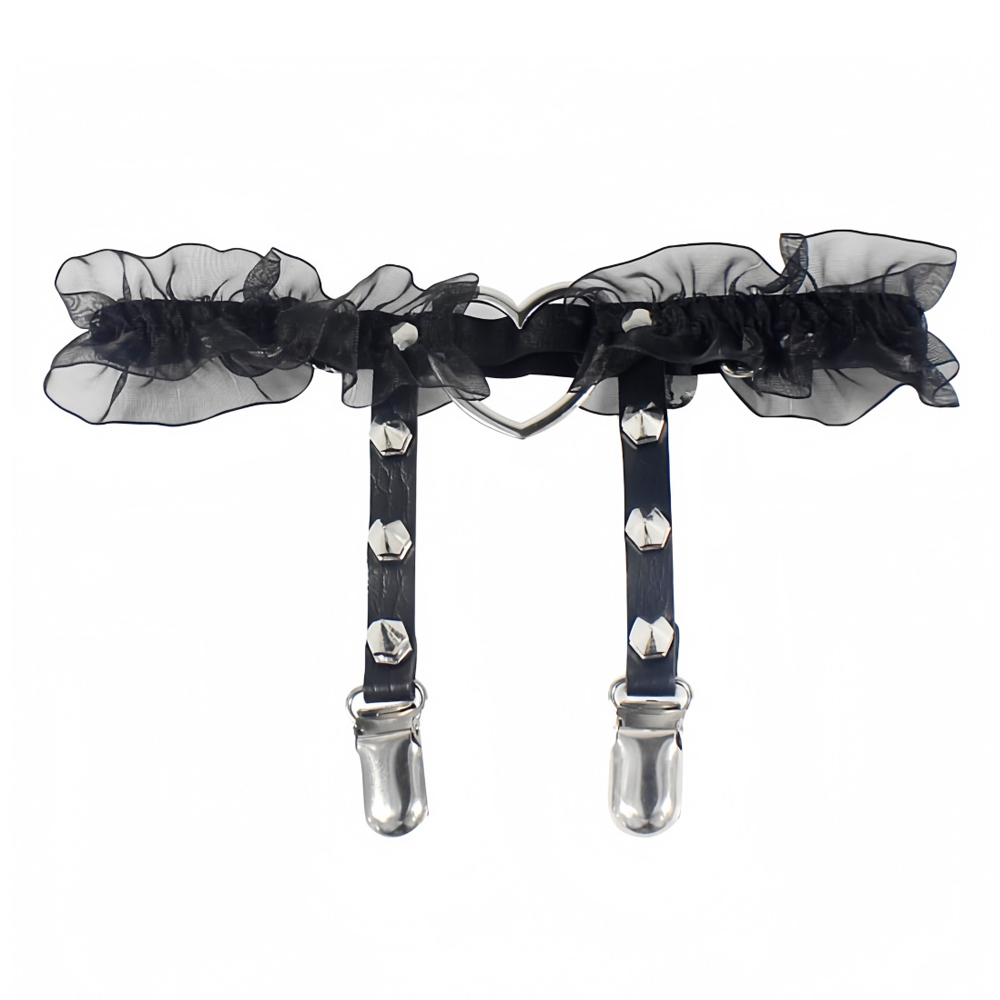 Punk peach heart garter belt P - Body Jewelry Rings recensione e prezzo