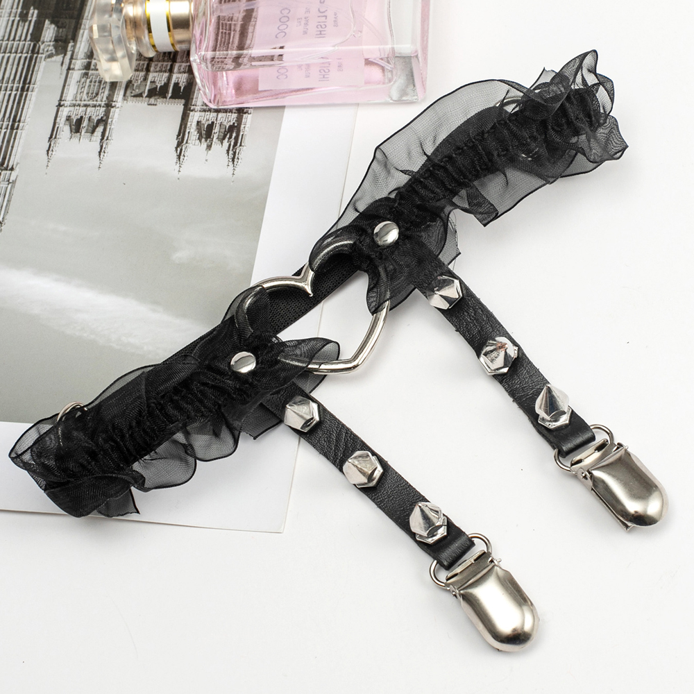 Punk peach heart garter belt P - Body Jewelry Rings recensione e prezzo