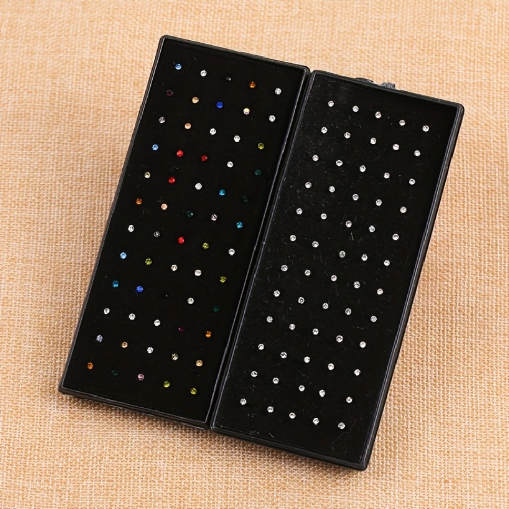 60pcs Nose Ring Set Stud Earri - Body Jewelry Store recensione e prezzo