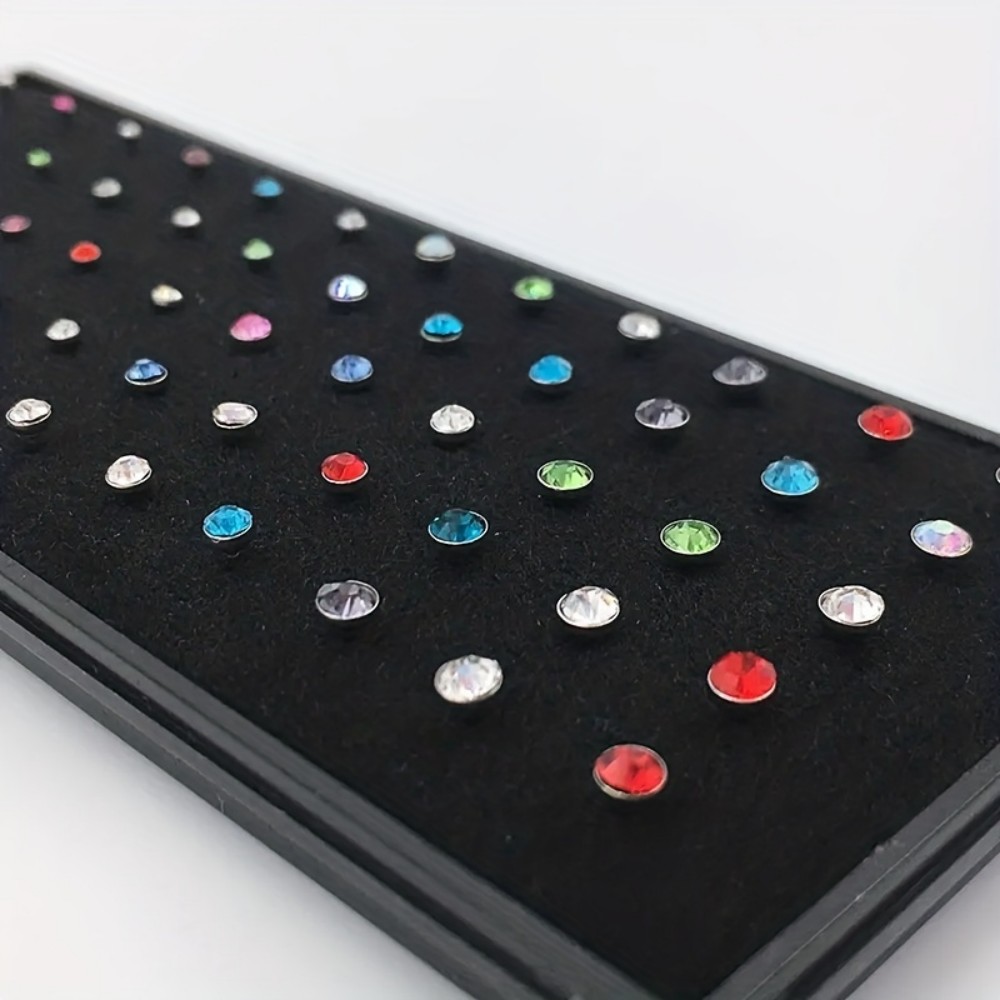 60pcs Nose Ring Set Stud Earri - Body Jewelry Store recensione e prezzo