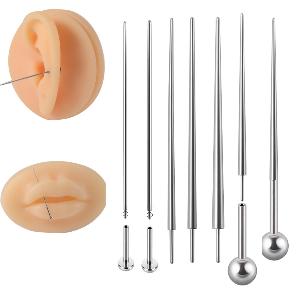 2 pcs Stainless Steel Piercing - Body Jewelry Threadless recensione e prezzo