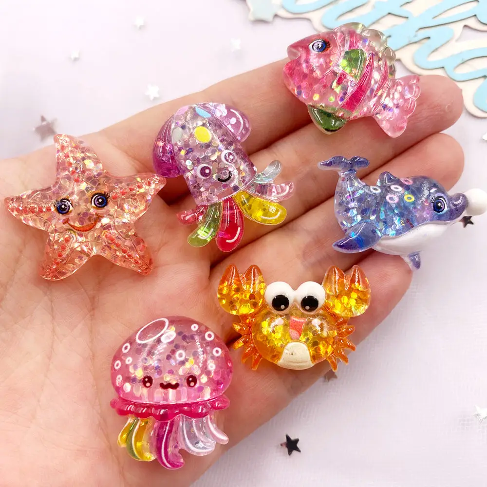 10pcs Glitter Colorful Resin S - Star Flat Back recensione e prezzo