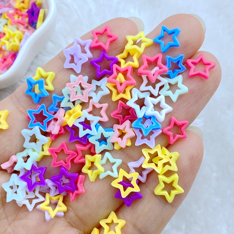 100Pcs New Cute Mini 8mm Macar - Star Flat Back recensione e prezzo