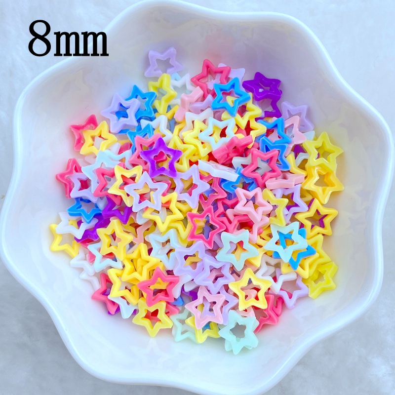 100Pcs New Cute Mini 8mm Macar - Star Flat Back recensione e prezzo