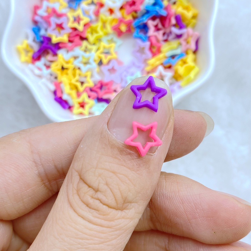 100Pcs New Cute Mini 8mm Macar - Star Flat Back recensione e prezzo