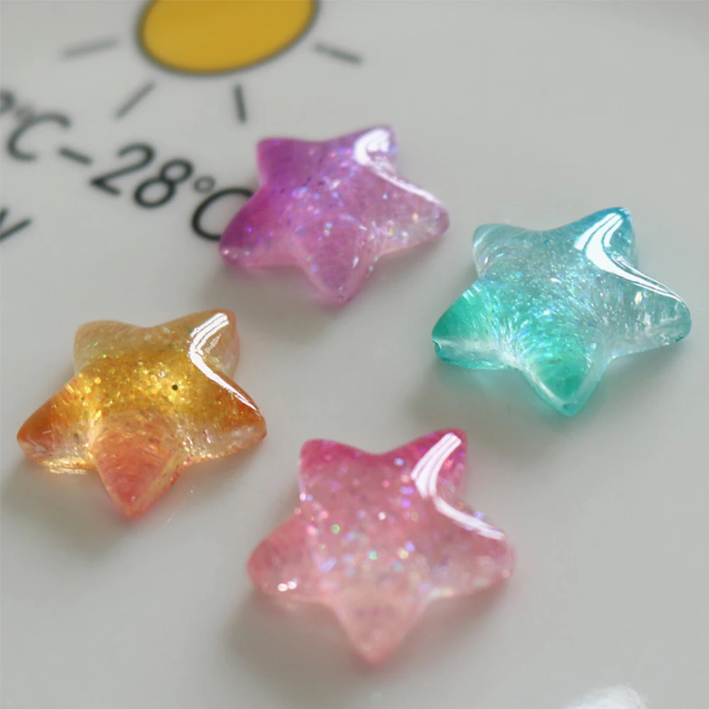 10PCS Gradient Star Series Res - Star Flat Back recensione e prezzo