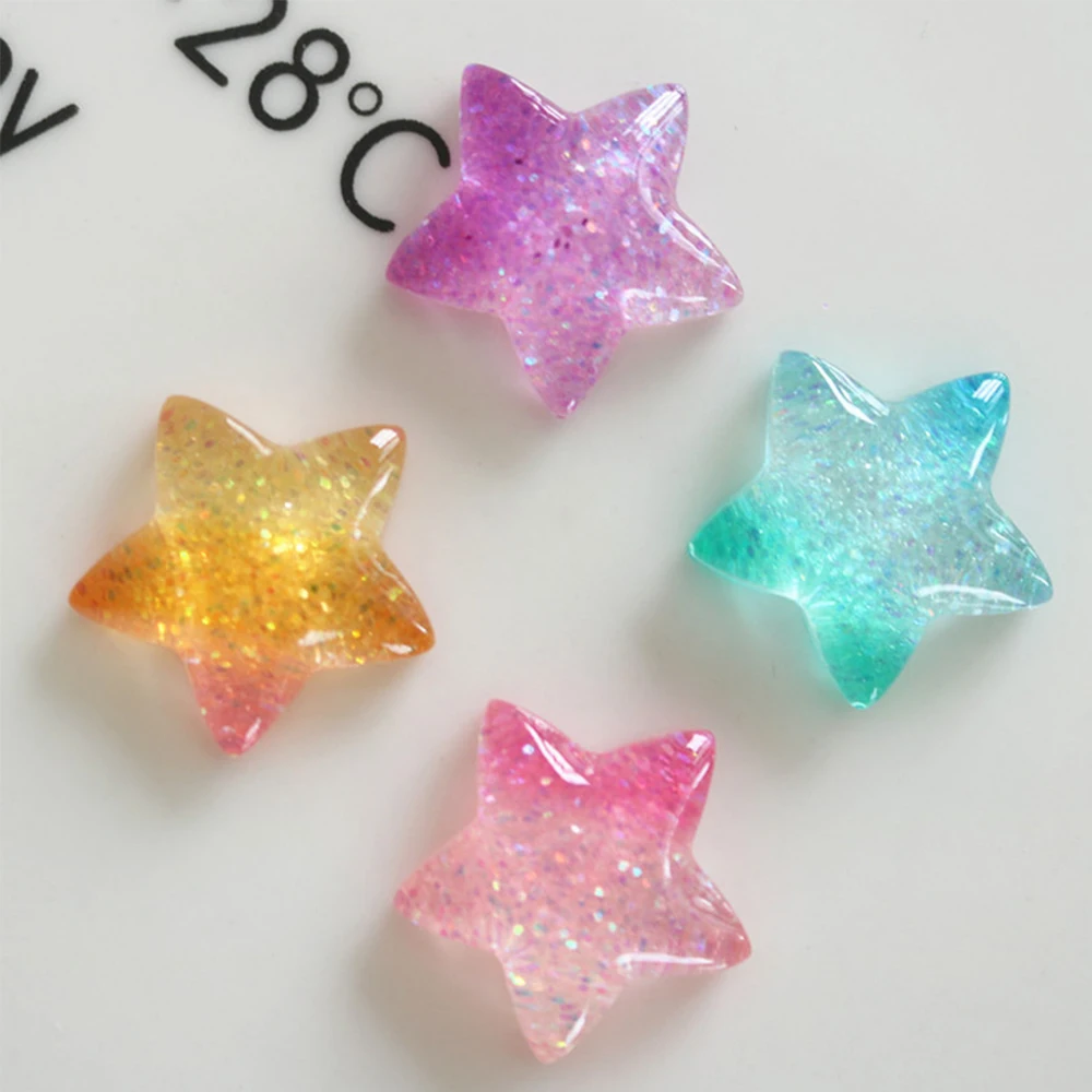 10PCS Gradient Star Series Res - Star Flat Back recensione e prezzo