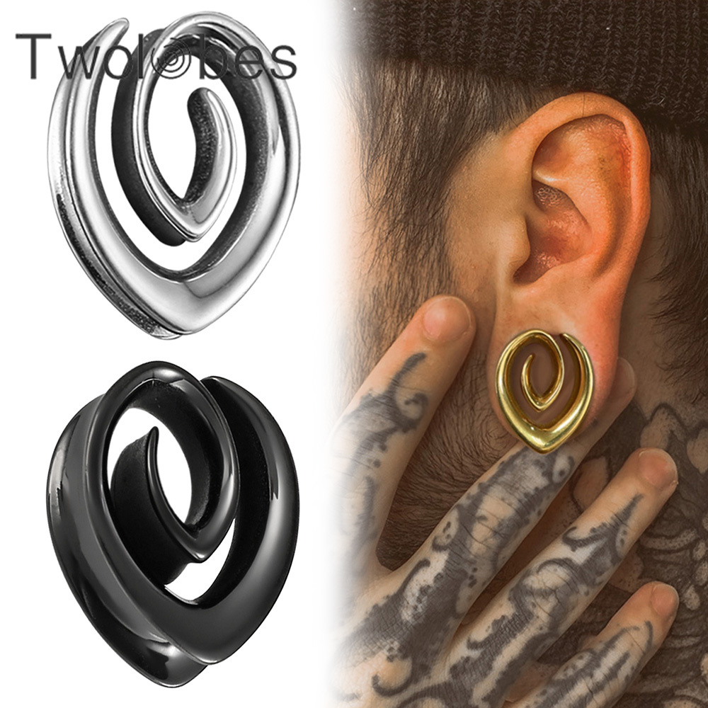 Twolobes 2PCS Spiral Simple Sa - Body Jewelry Hangers recensione e prezzo