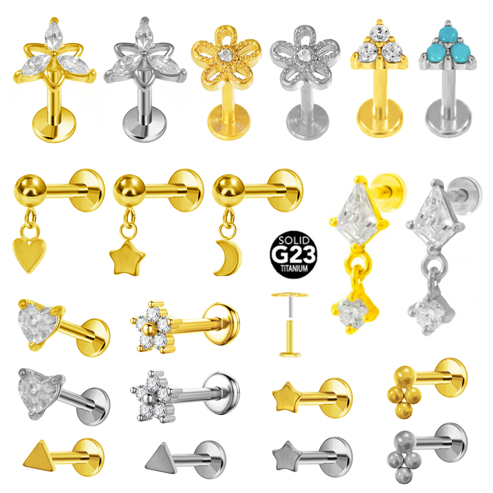 ASTM F136 G23 Titanium Pendant - Body Jewelry Threadless recensione e prezzo
