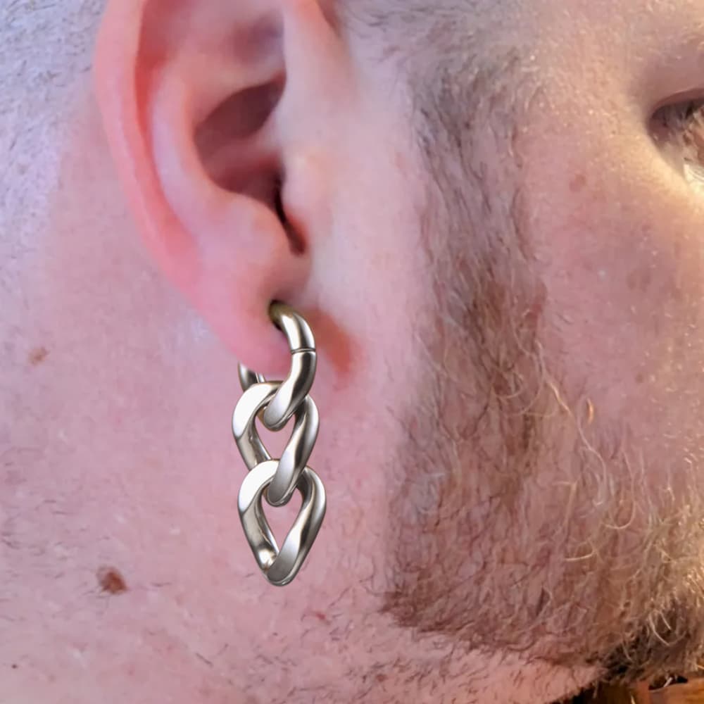 Casvort 2PCS 4mm 6G Chain Ear  - Body Jewelry Hangers recensione e prezzo