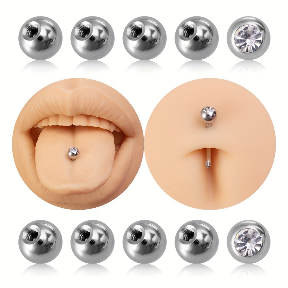 10pcs Piercing Balls 3mm 5mm S - Body Jewelry Store recensione e prezzo
