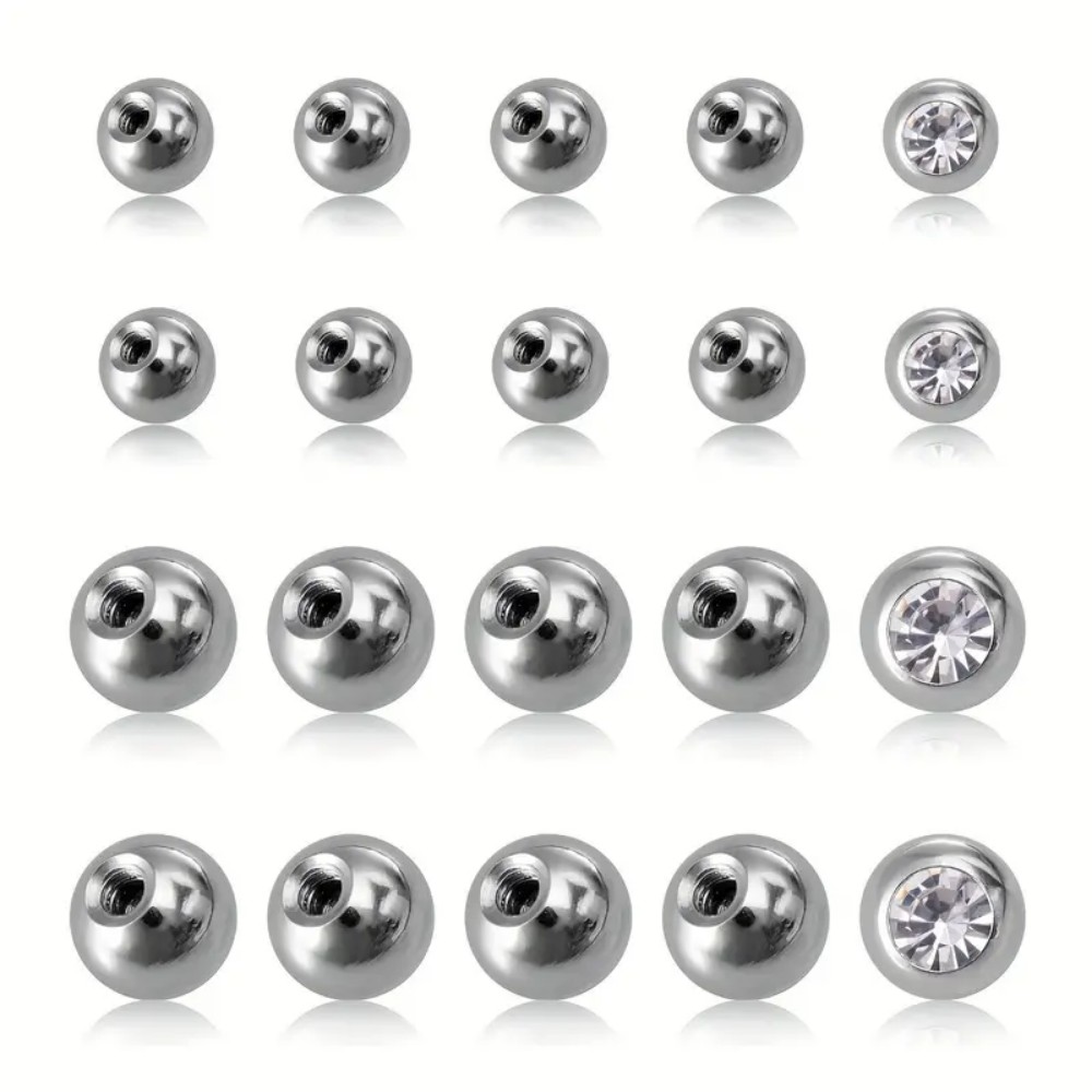 10pcs Piercing Balls 3mm 5mm S - Body Jewelry Store recensione e prezzo