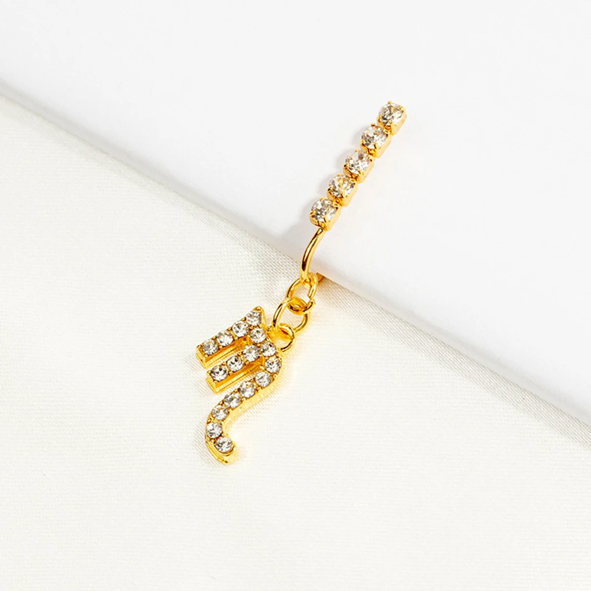 2 Pack Ear Clips Metal Zircon  - Body Jewelry Ear Piercing recensione e prezzo