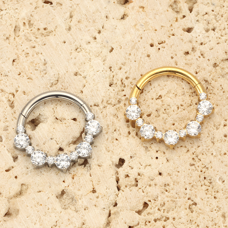ASTM F136 TItanium Daith Click - Septum Clicker Ring recensione e prezzo