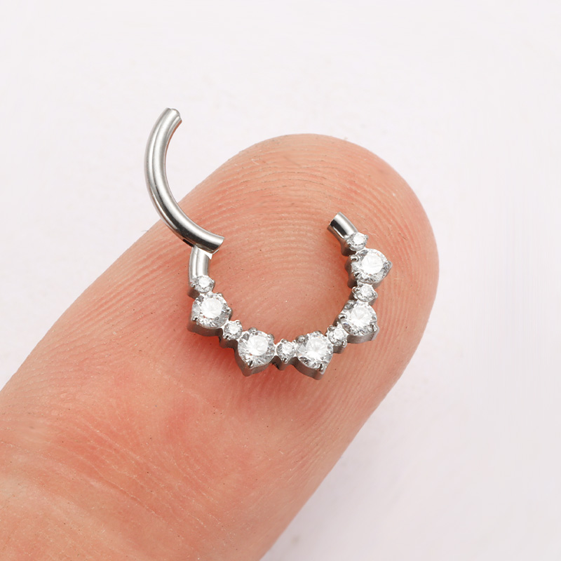 ASTM F136 TItanium Daith Click - Septum Clicker Ring recensione e prezzo