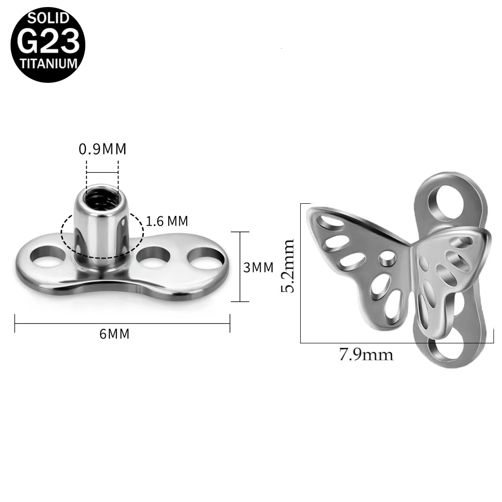 Hollow Butterfly Dermal Anchor - Dermal Anchor Top recensione e prezzo