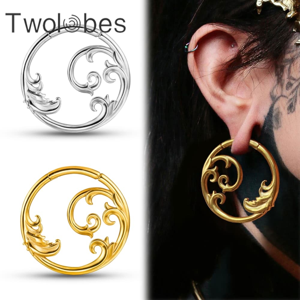 Twolobes 2PCS 316 Stainless St - Body Jewelry Hangers recensione e prezzo