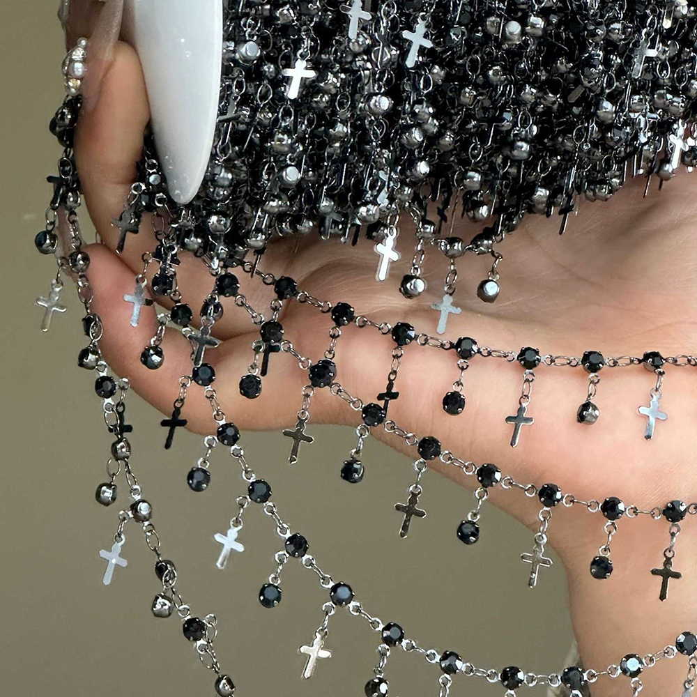 0.5/1 Meter Goth Style Black C - Body Jewelry Unique recensione e prezzo