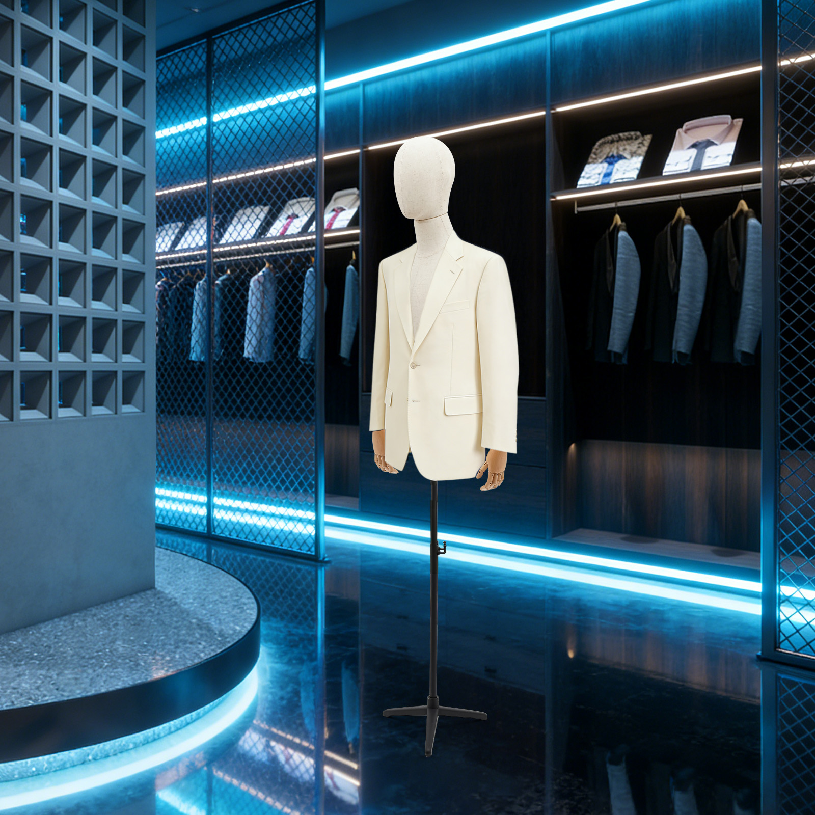 Male Mannequin Display Stand,  - Body Jewelry Store recensione e prezzo