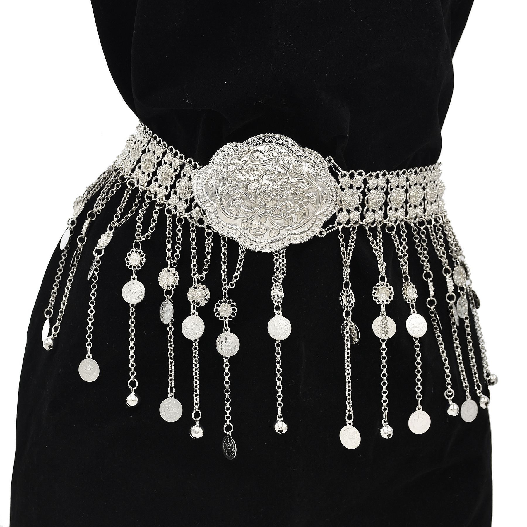Silver Plated Moroccan Caftan  - Body Jewelry Indian recensione e prezzo