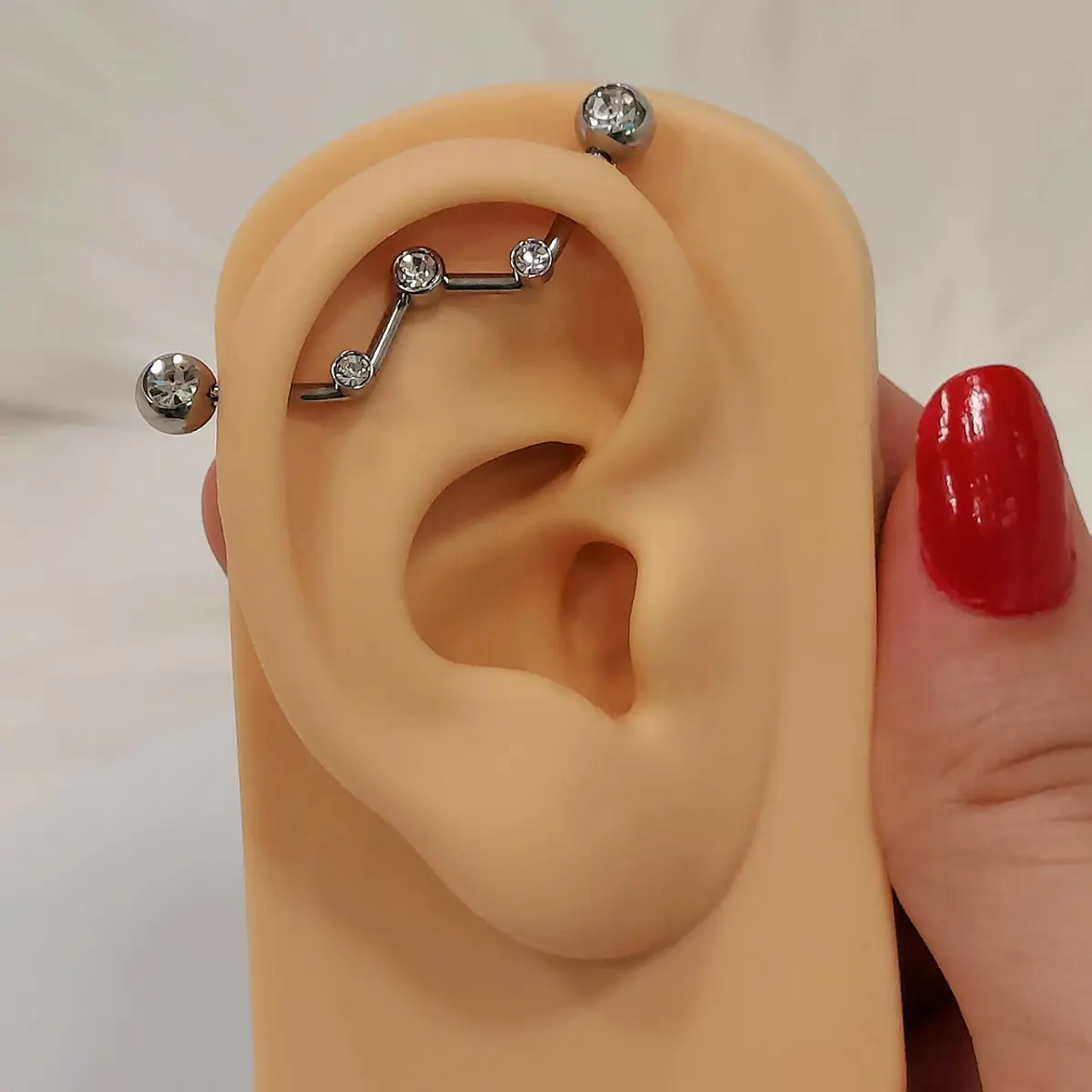 1PC 316L Surgical Steel 14G Co - Body Jewelry Threadless recensione e prezzo