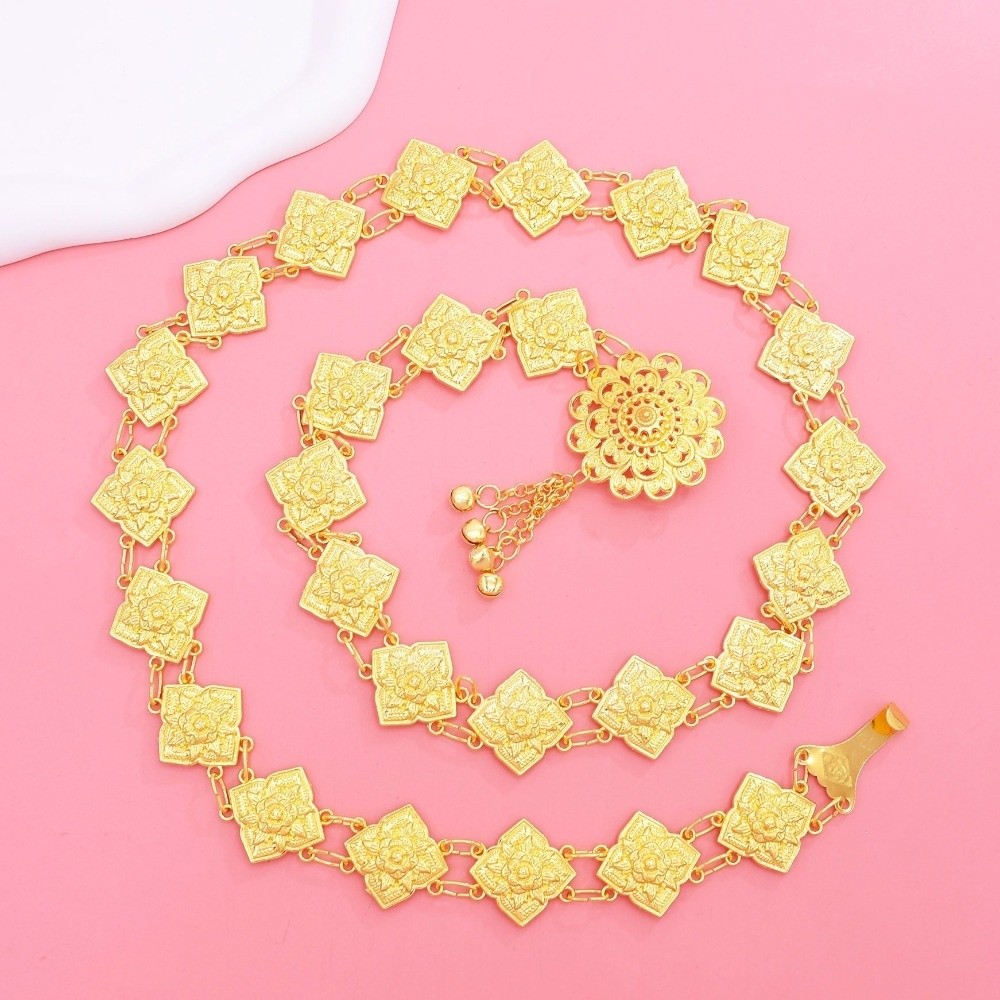 New Ethnic Hollow Waist Chain  - Body Jewelry Indian recensione e prezzo