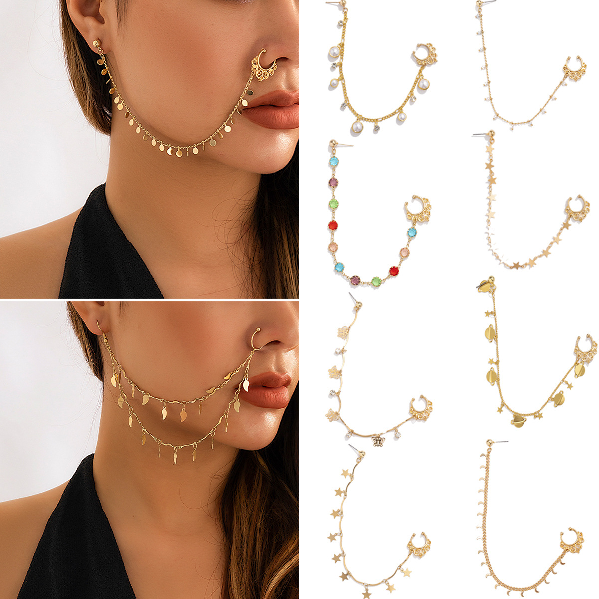 Indian Gold Color Pearl Butter - Body Jewelry Indian recensione e prezzo