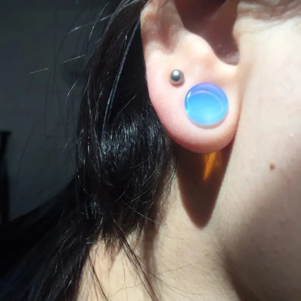 2pcs Double Flared Ear Plugs T - Body Jewelry Gauge Sizes recensione e prezzo