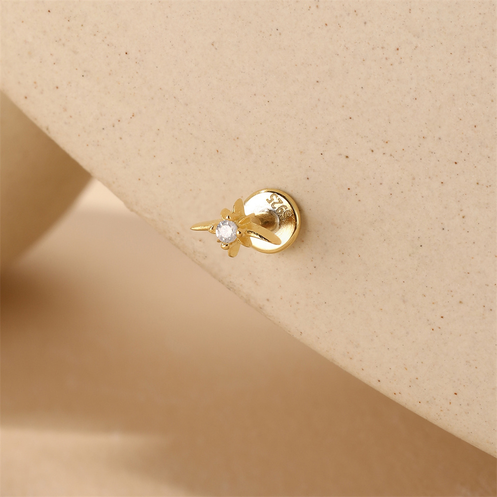 Aide  925 Sterling Silver Ear  - Body Jewelry Ear Piercing recensione e prezzo