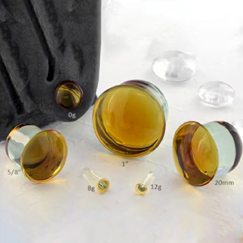 1Pair 1.6-16mm Top Quality Yel - Yellow Body Jewelry recensione e prezzo