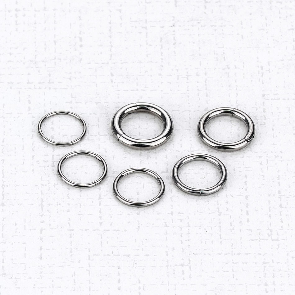 1Pc G23 Titanium Hinged Segmen - Septum Clicker Ring recensione e prezzo