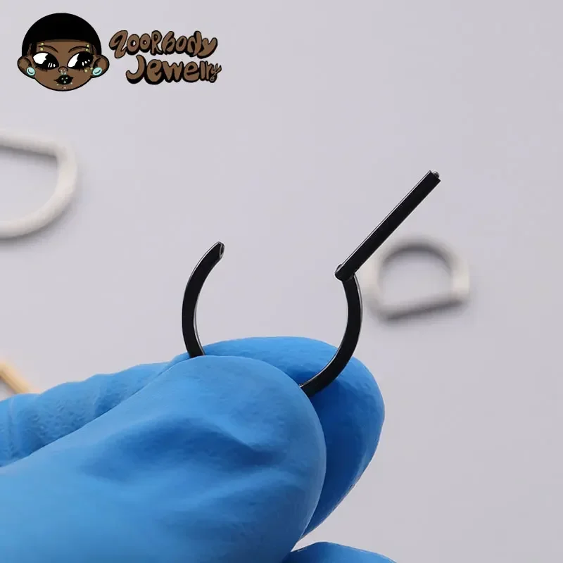 1Pcs G23 Titanium Piercing 16G - Septum Clicker Ring recensione e prezzo