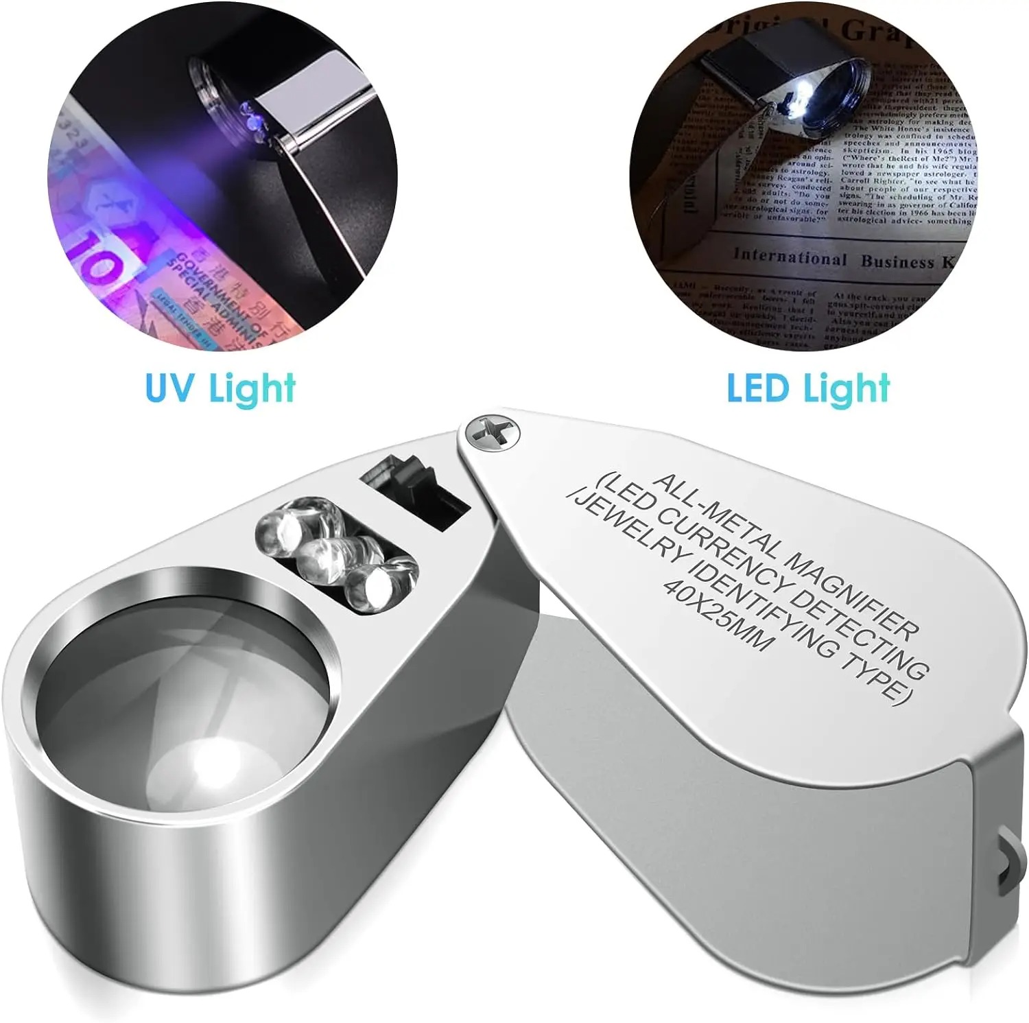 40X Illuminated Jeweler Loupe  - Body Jewelry Repair recensione e prezzo