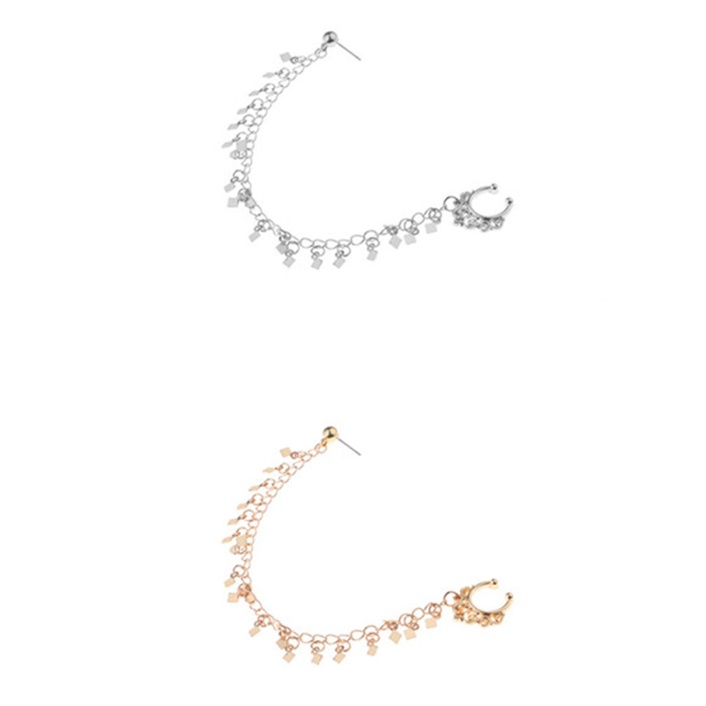 2Pcs Punk Rhombus Tassel Ear t - Body Jewelry Ear Piercing recensione e prezzo