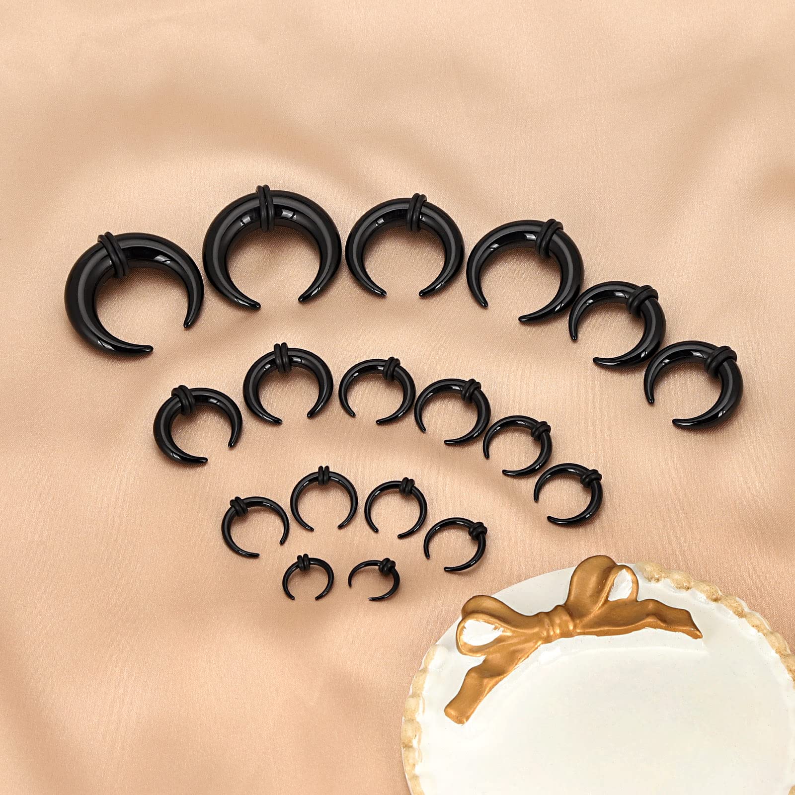 18Pcs Acrylic Septum Pincher T - Body Jewelry Gauge Sizes recensione e prezzo