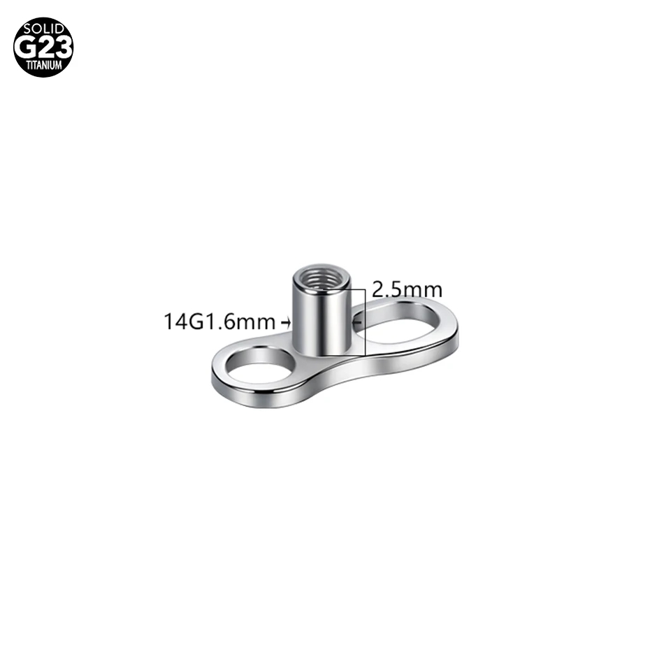 5Pcs/10Pcs /50Pcs Titanium Der - Dermal Anchor Top recensione e prezzo