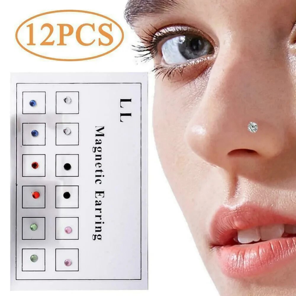 12PCS/Card Fake Cheater Non Pi - Body Jewelry Ear Piercing recensione e prezzo