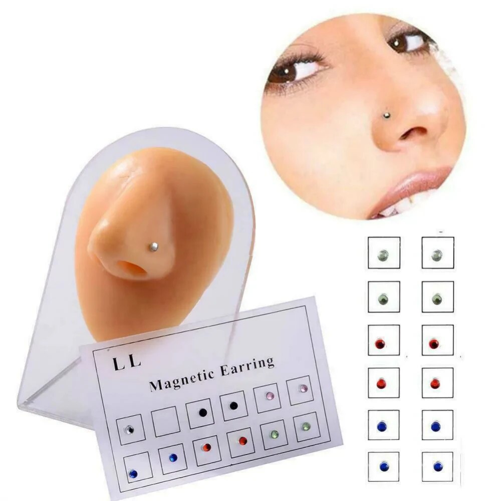 12PCS/Card Fake Cheater Non Pi - Body Jewelry Ear Piercing recensione e prezzo