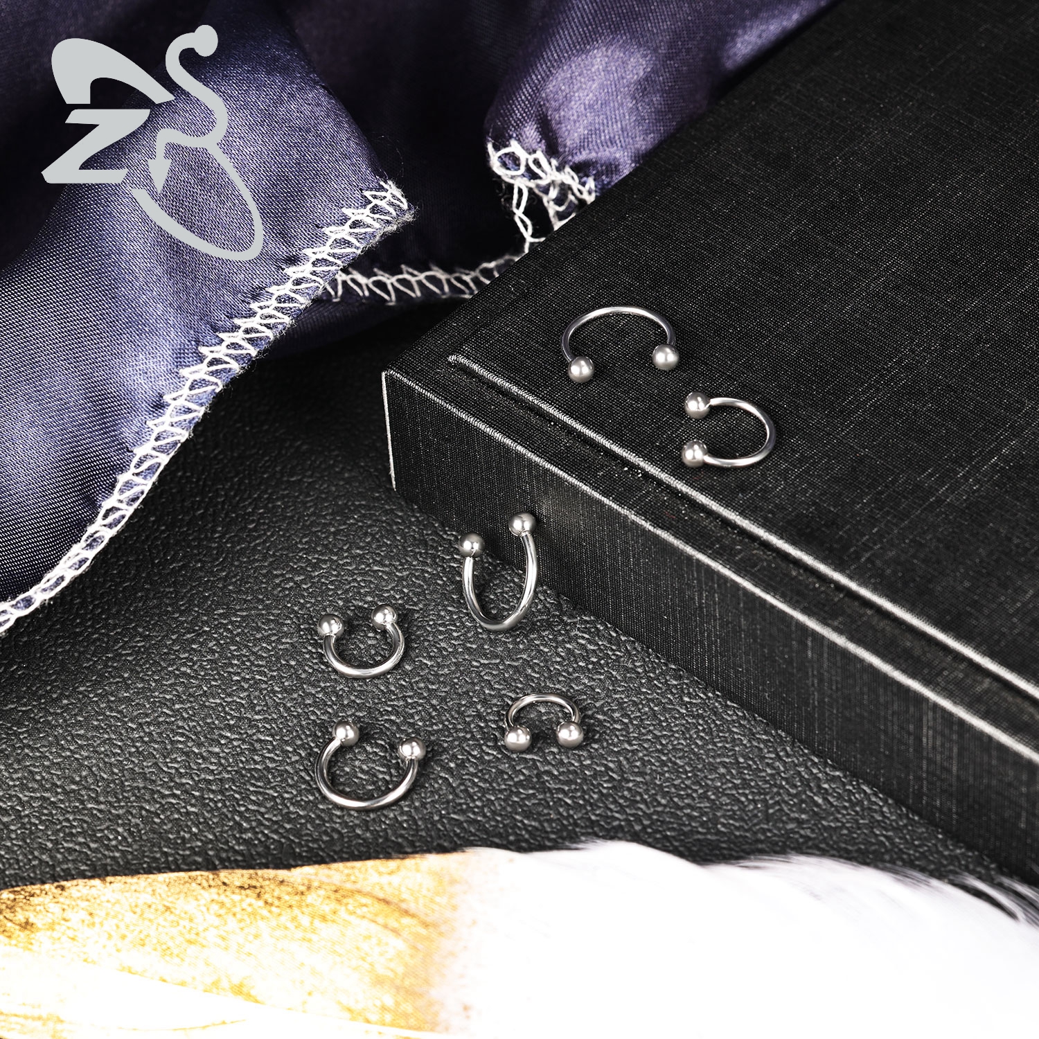 ZS 1PC 16G/18G Spike Nose Ring - Septum Clicker Ring recensione e prezzo