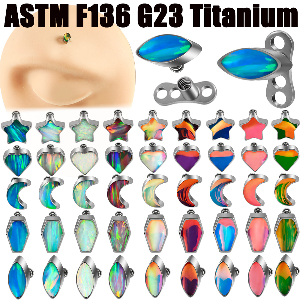 1PC Titanium Flash Film&Opal M - Dermal Anchor Top recensione e prezzo