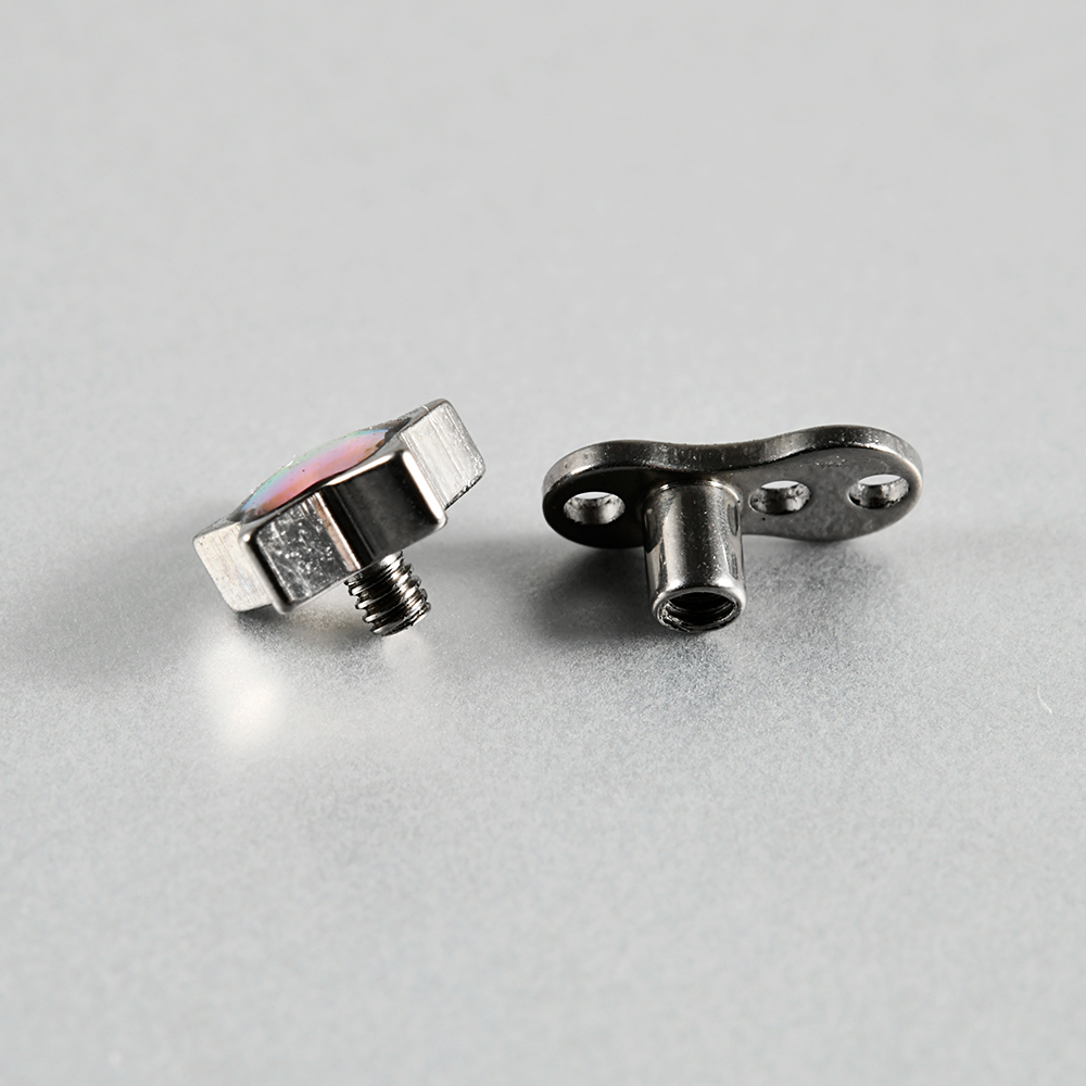 1PC Titanium Flash Film&Opal M - Dermal Anchor Top recensione e prezzo