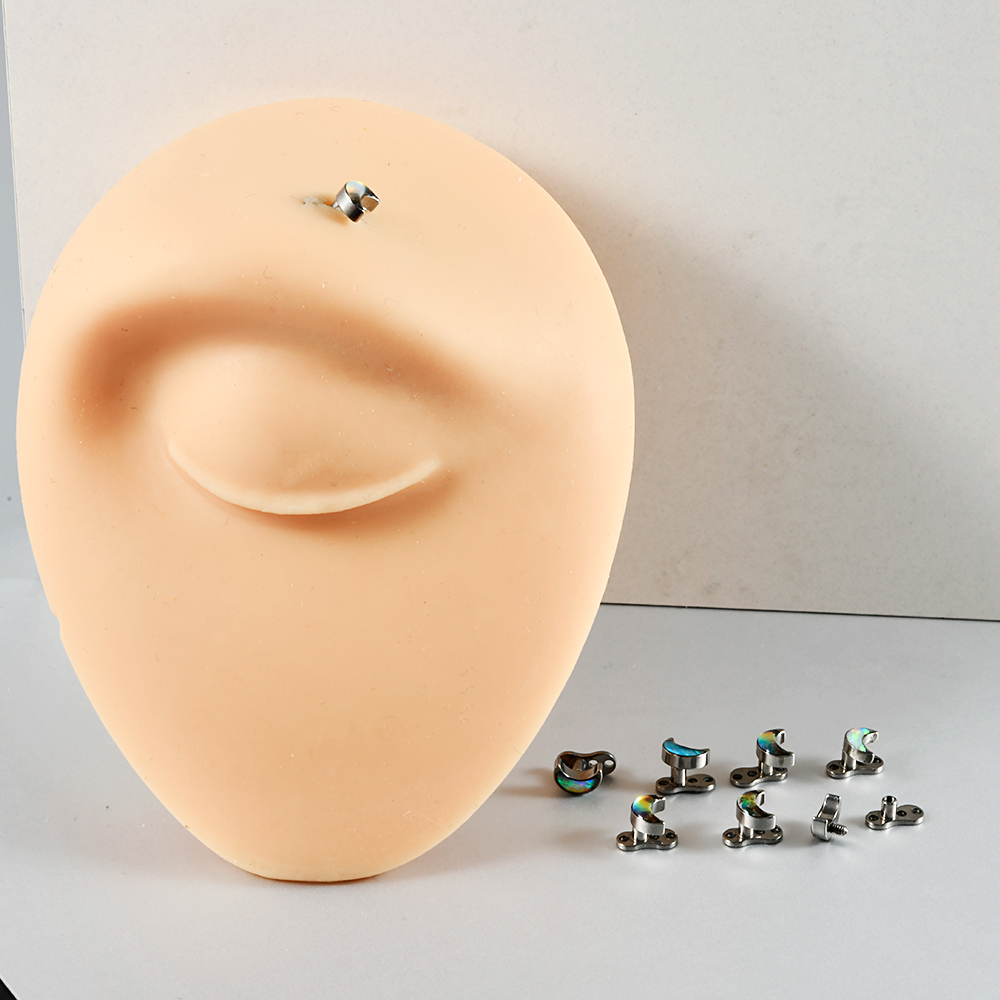 1PC Titanium Flash Film&Opal M - Dermal Anchor Top recensione e prezzo