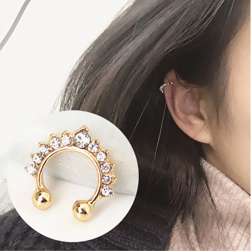 1PC U-Shape Nose Clip Fake Nos - Body Jewelry Ear Piercing recensione e prezzo