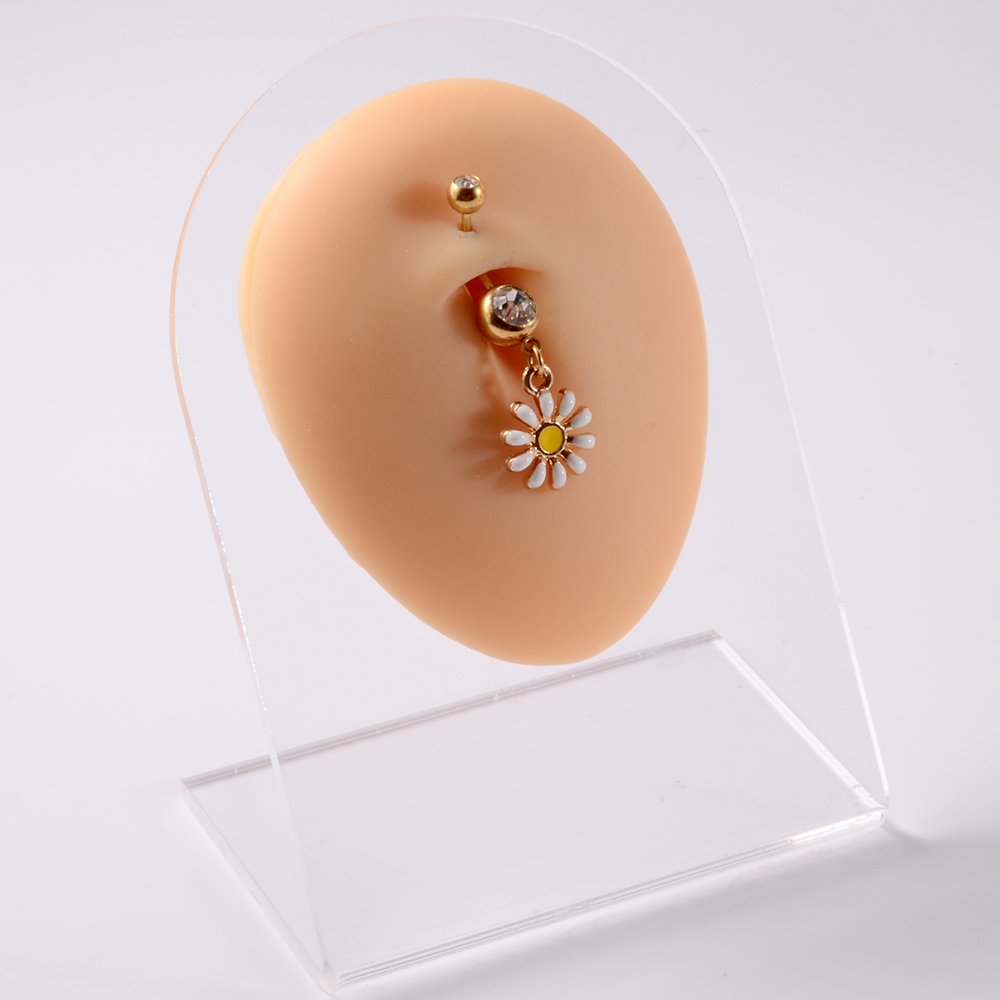 361L Surgical Steel Daisy Flow - Yellow Body Jewelry recensione e prezzo